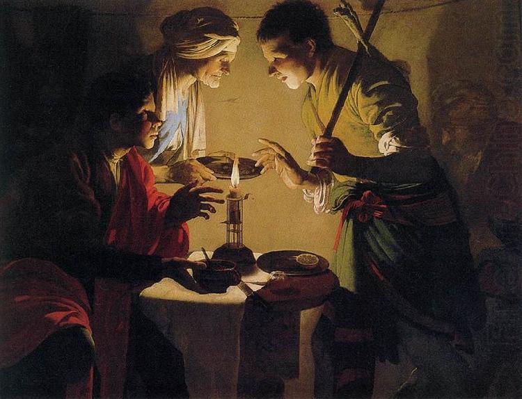 Hendrick ter Brugghen Selling His Birthright china oil painting image